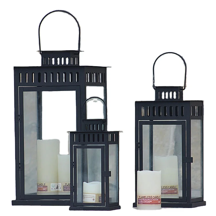 Садовый подвесной металлический фонарь для свечи, домашние и Уличные декоративные металлические фонари для свечи