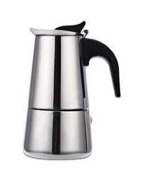 Рекламная кофеварка эспрессо, 6 чашек, варочная поверхность 430, кофейник из нержавеющей стали, Итальянская Кофеварка с Индукционным пользовательским логотипом