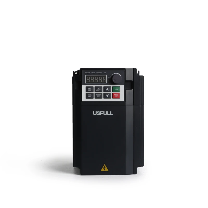  USFULL 0.75kw 220V 380V 1hp single three phase VFD ac driver with mppt function low frequency