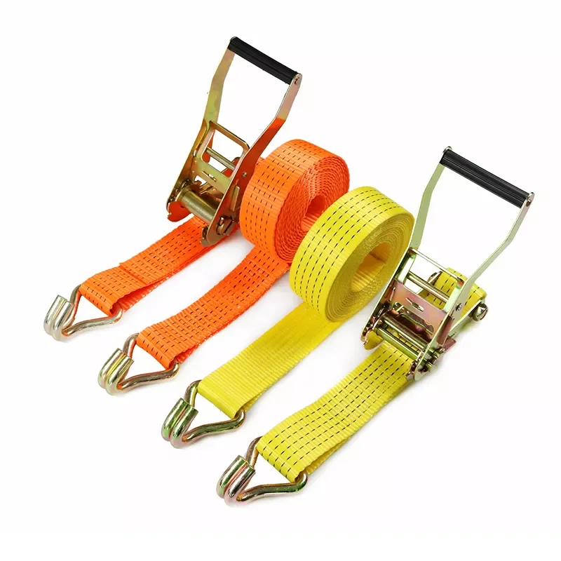 50 mm width load secure straps heavy duty ratchet  straps for loads