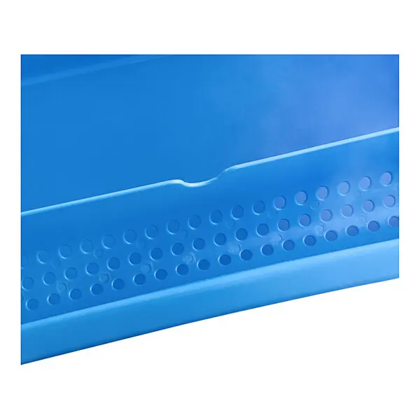 Custom Logo 24L/6 Gallon Plastic Window Wash Pail Bucket Light Rectangle Shaped with Sieve-for Window Cleaning