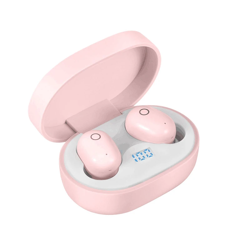 
New Free Sample Colorful LCD Screen OEM Hand Free Sport TWS Earphone 