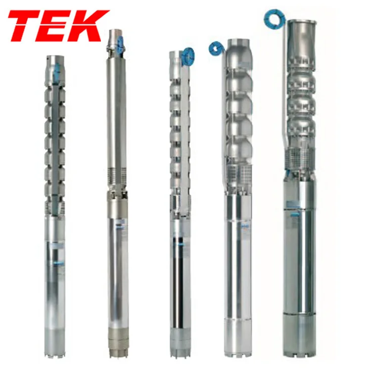 4TS30-5 4SP30-5 4SJ30-5 4-inch 30-m3/hr 5-stage Stainless Steel Deep Well Multistage Submersible Bore Pump Manufacturer OEM