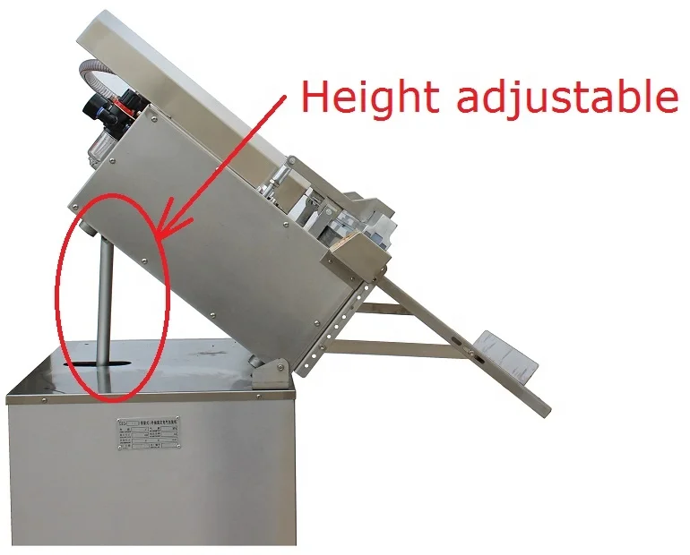 external vacuum packaging machine nitrogen flush nozzle type aluminium vacume bags sealer for fruit vegetable