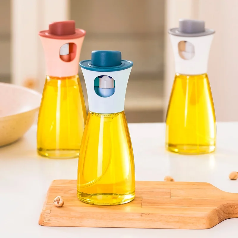 Stainless Steel 130ml Glass Vinegar And Pulverizador Aceite Spray Olive Oil Sprayer Bottle Oil Dispenser For Kitchen Cooking