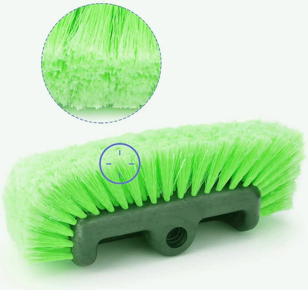 Tianzhu Hot Selling Green Auto Car Wash Brush Quad All Sided Brush Head