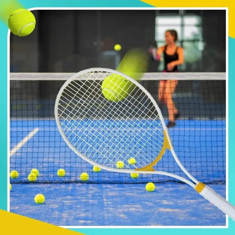 Casual 27 Inch Unisex Universal Tennis Racket Lightweight And Suitable For Training And Entertainment