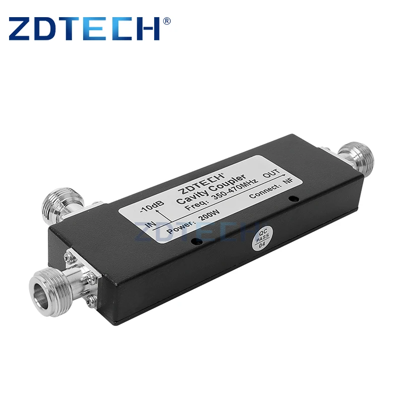 200w Low Frequency rf Directional Coupler 350-470 MHz 10dB Directional Coupler UHF with N type F Connectors
