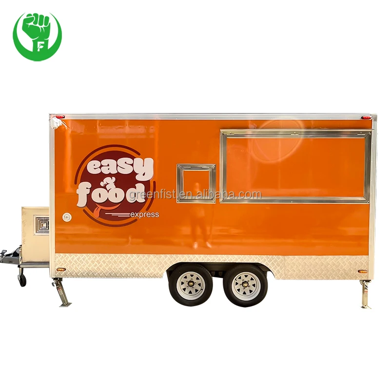 Cheap Popcorn Enclosed Pizza Food Truck Concession Trailer Churros for Sale