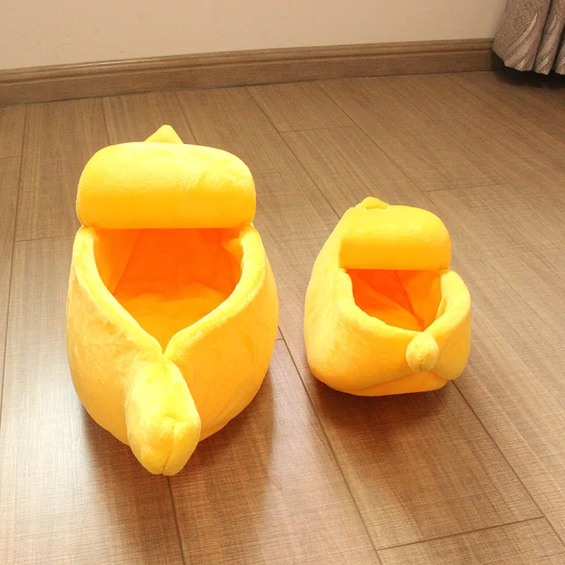 Winter Warm Cotton Small Banana Pet Nest Bed Mascotas Gato Chat Katze Gatto Chinchilla Bett Lit Letto Katze Cama Banana Cat Bed