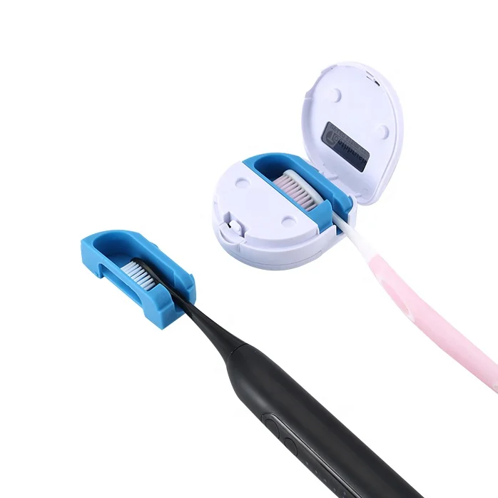 Mini Portable Toothbrush Sterilizer Box 2PCS AAA Batteries Design