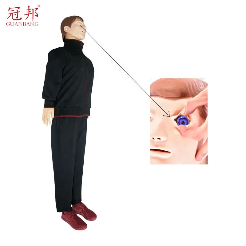 
Multifunctional device teaching first aid cpr simulator bls cpr hospital with touch screen printer and light reflex functions 