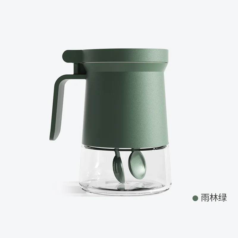 Glass seasoning jar moisture-proof seasoning bottle kitchen salt shaker seasoning jar