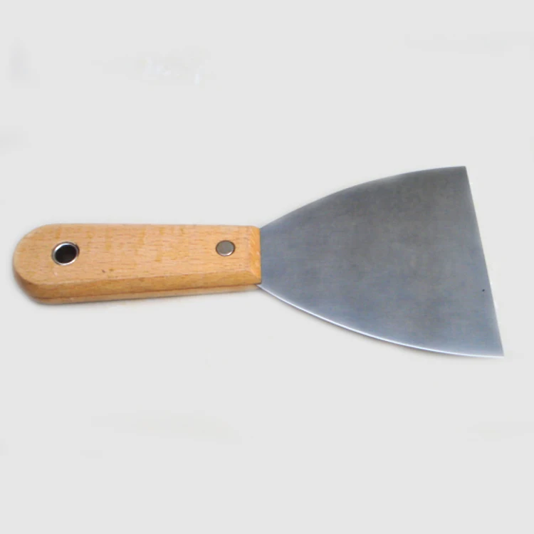 plastic handle mirror polish stainless steel /carbon steel putty knife