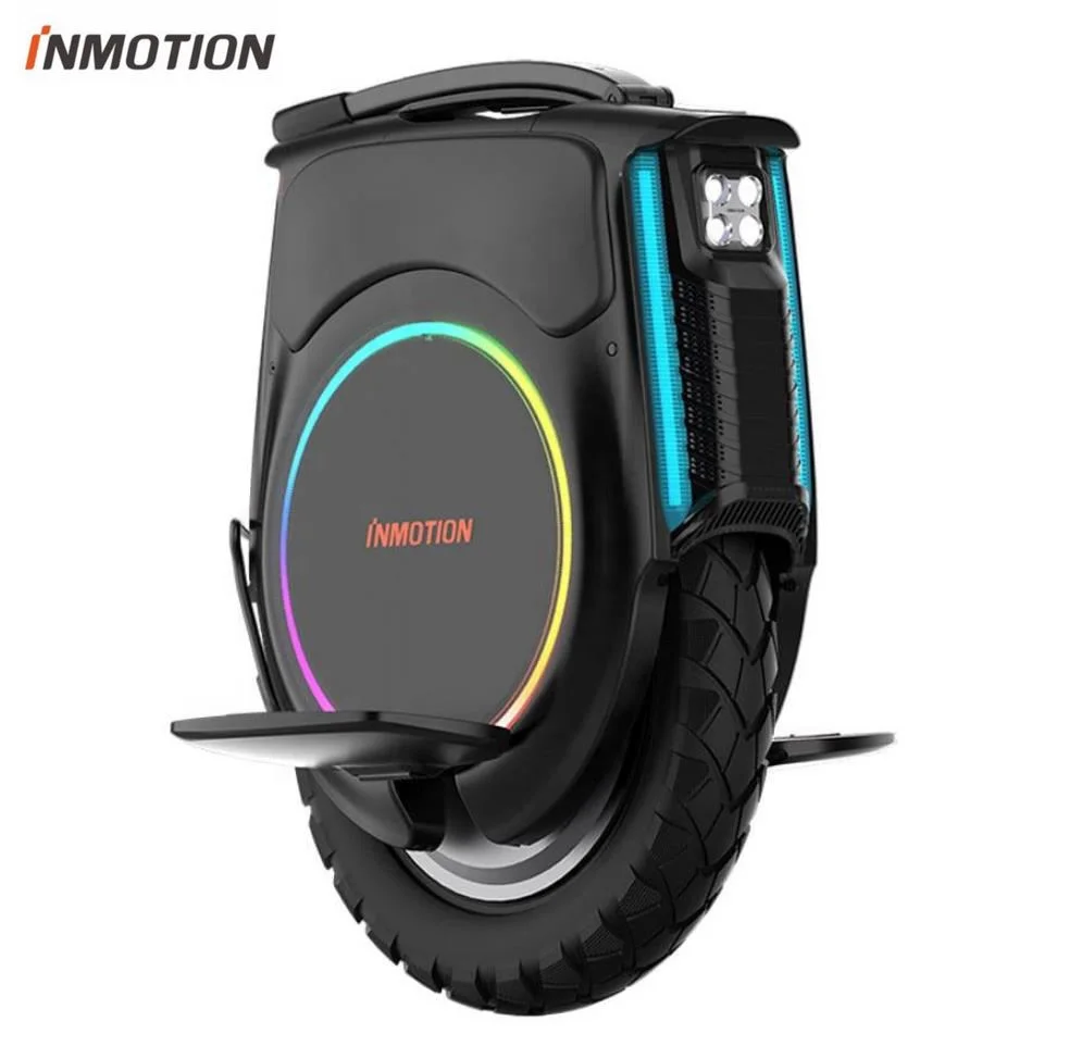 Wholesale 16 Inch 2500W Adult One Wheel Scooter Black Color V12 Inmotion One Wheel Electric Unicycle for Sale