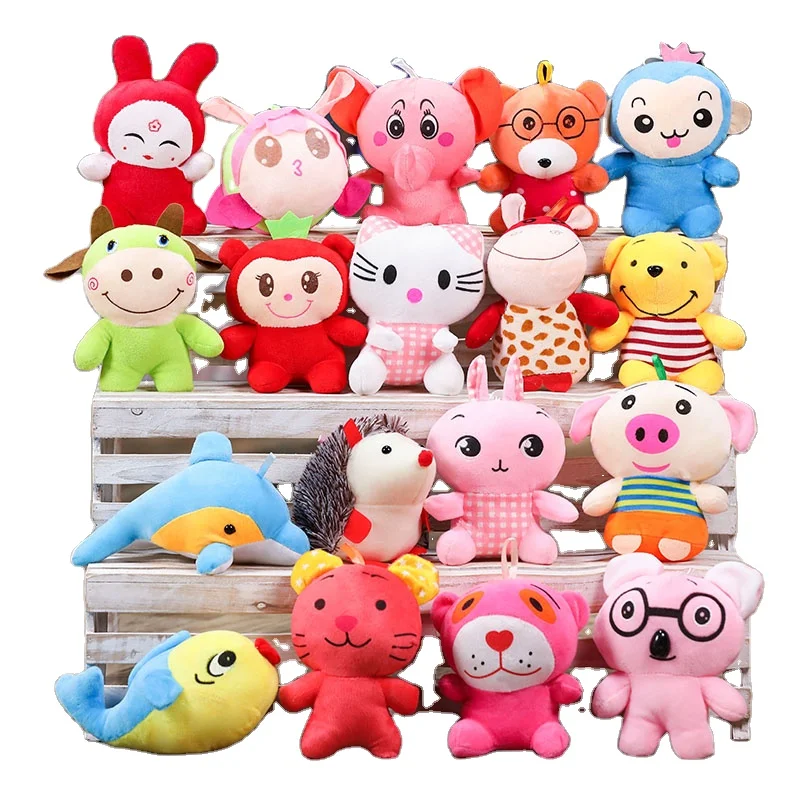 2023 Customized 20CM cute doll characters plush stuffed toy cute animal toy plush doll for crane machine
