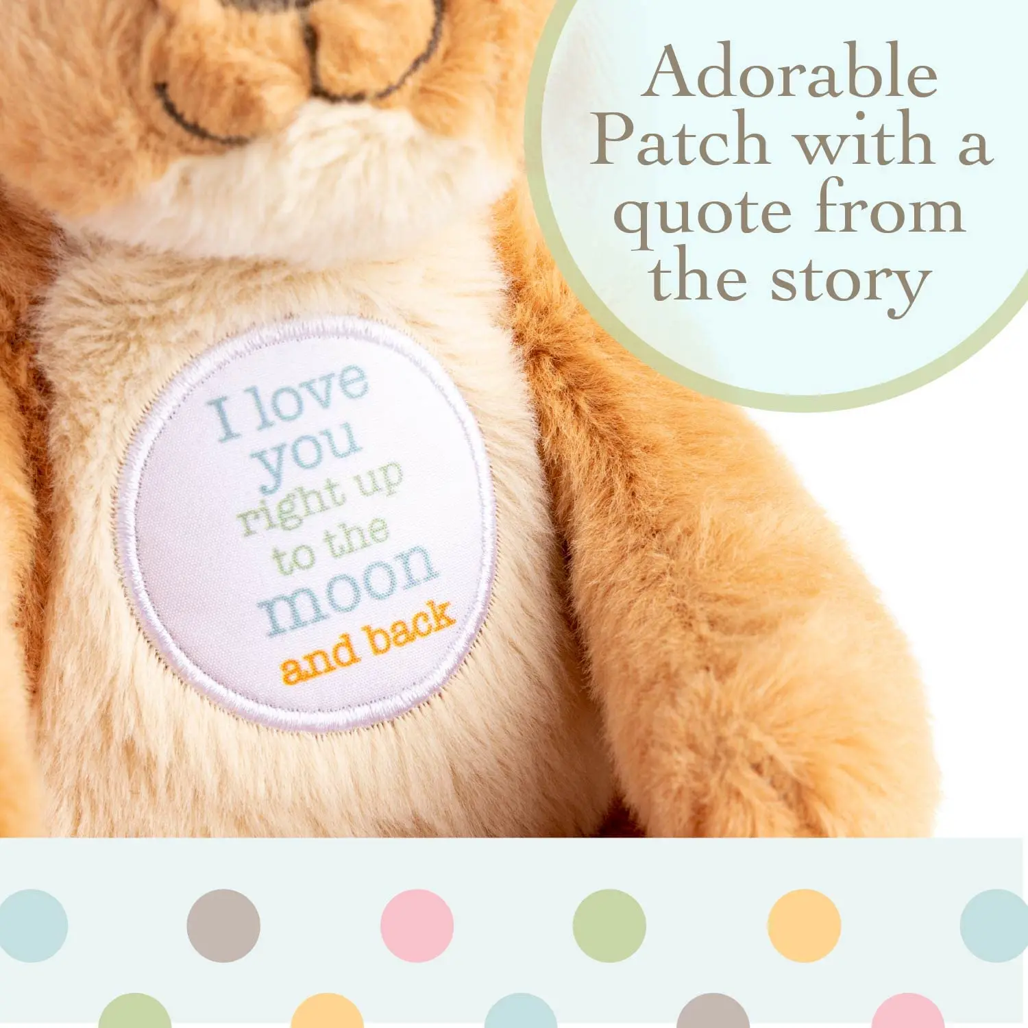 KIDS PREFERRED Guess How Much I Love You Nutbrown Hare Bean Bag Plush, 9 inches