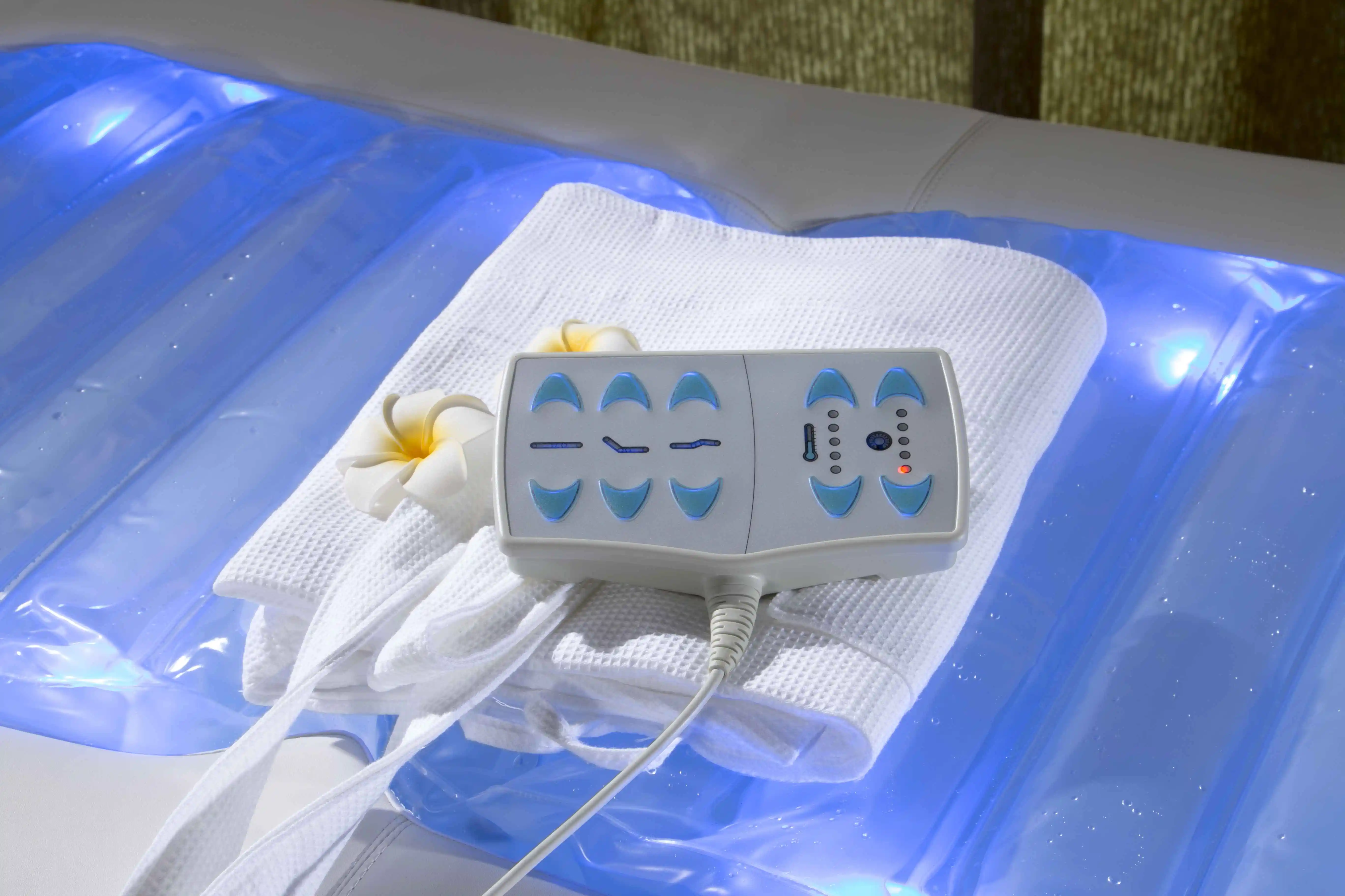 Luxury 4 Electric Motors Treatment Massage Table Beauty Salon Spa Eyelash Cosmetic Facial Bed