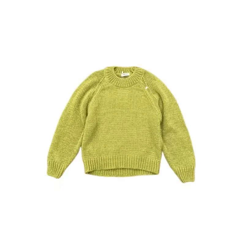 Эксклюзивная Одежда для маленьких девочек с длинным рукавом, свитер, зимние теплые топы для девочек, джемпер, свитер