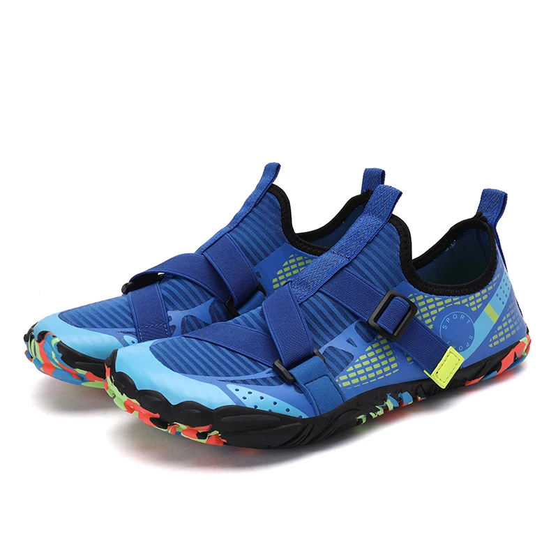 
2021 New Arrival Rubber Neoprene Breathable Mesh Beach Mountain Hiking Sport Running Upstream Shoes Men Aqua shoes 