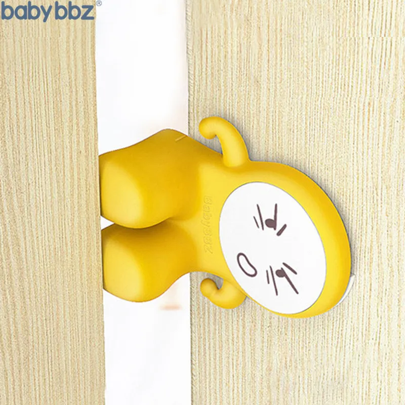 
Babybbz Kunfu Boy Silicone Pinch Guard Baby Safety Door Stopper 