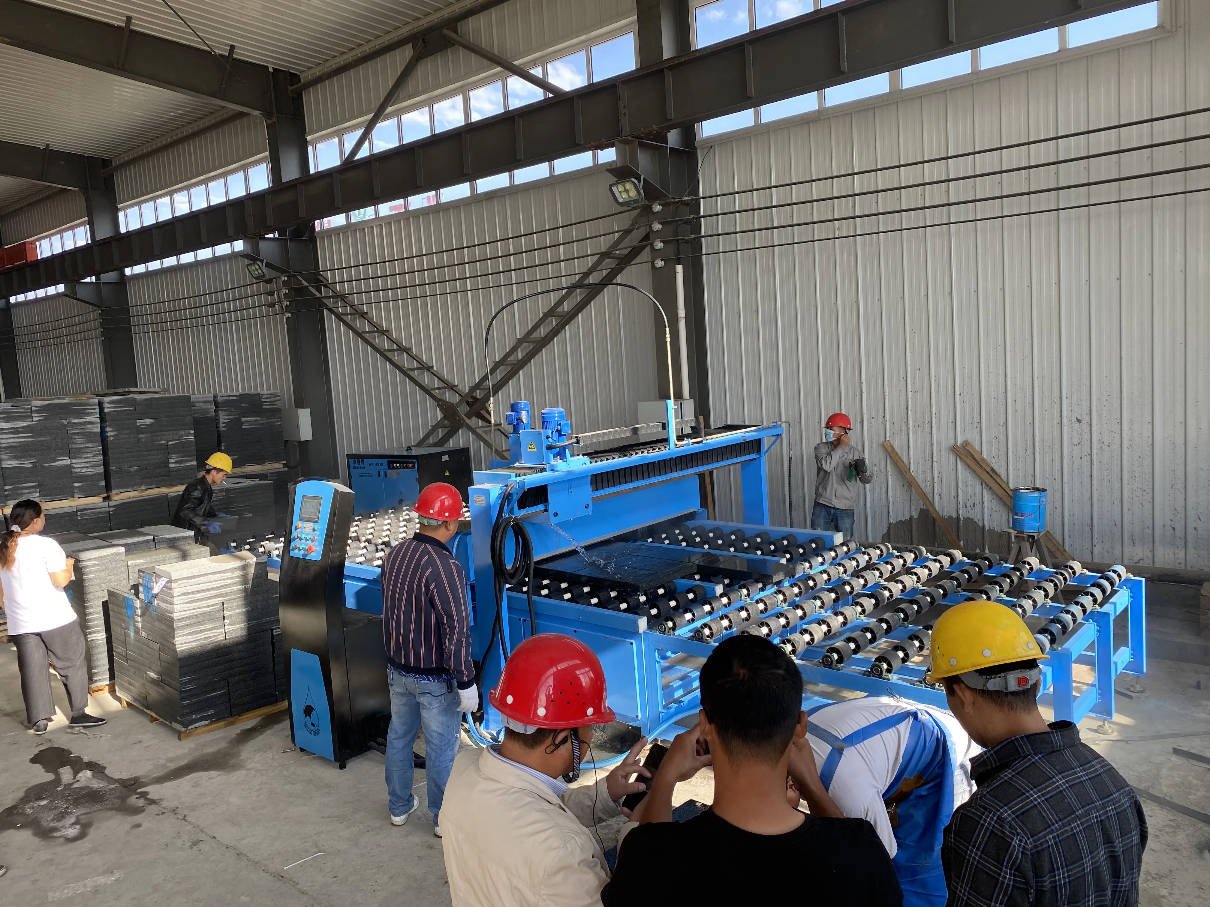 500bar Hydraulic High Pressure Water Jet Sandblasting Equipment for Stone Machinery