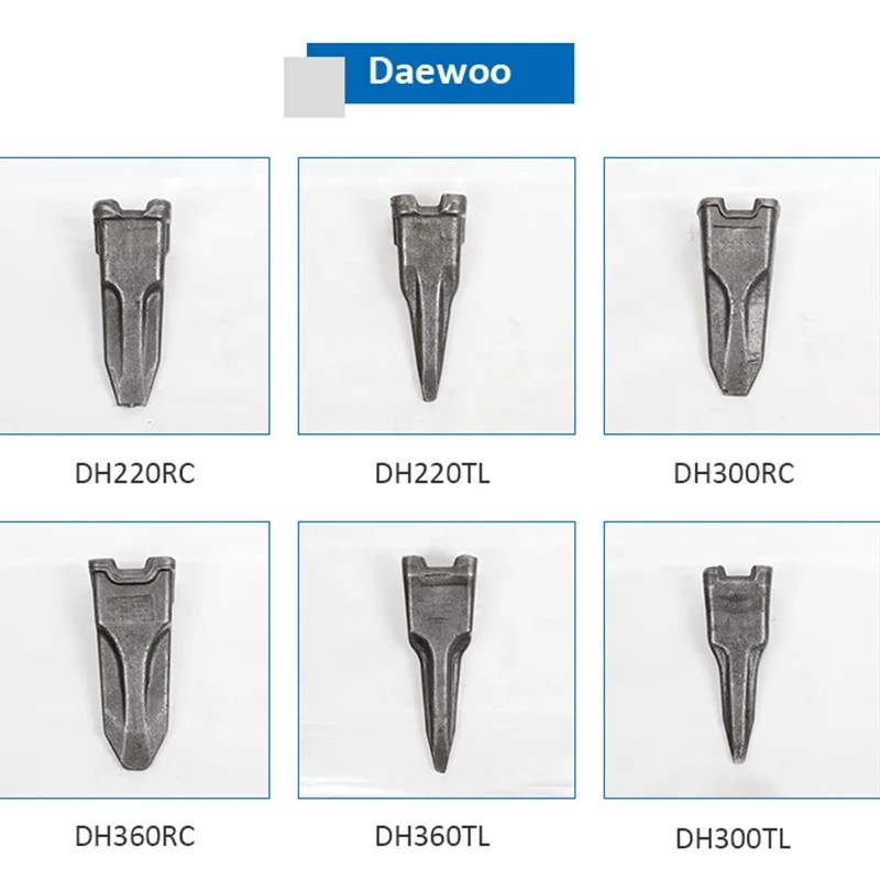 DH220 RC 2713-1217RC middle east market tractor oem bucket tooth for Daewoo/Doosan 220