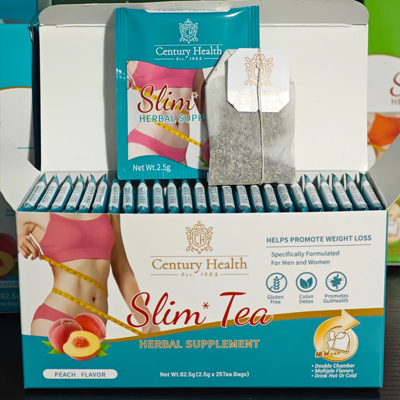 double chamber teabags flat tummy tea tasty senna leaf tea weight loss century health