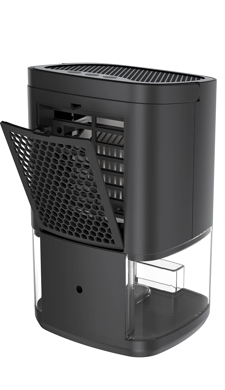 Оптовая продажа, 800 мл, бытовой портативный бесшумный очиститель воздуха для спальни, маленький влагостойкий осушитель с подсветкой RGD