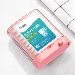 Meyarn Dental Floss Pick Dispenser Pop-Up Automatic Holder with 88 Count Dental Floss Sticks Portable Storage Box Toothpicks