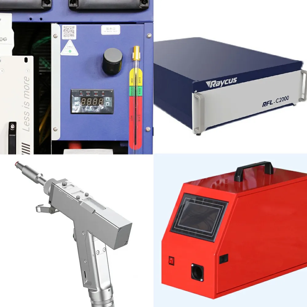 2000W MAX Portable Fiber Laser Welding Machine 4IN1 Cleaning and Cutting Machine with Auto Wire Feeder Metal