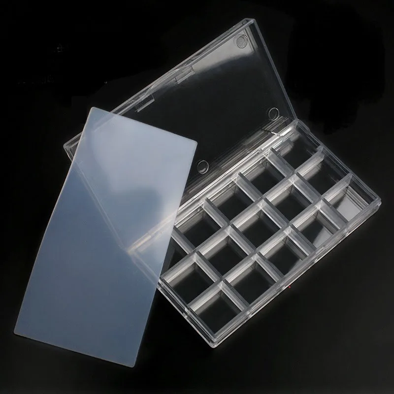 Bview Art 15-Well Mini Paint Palette Travel Palette Case Watercolor Palette Box For Watercolors,Acrylic etc