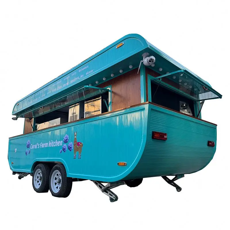 Best selling new multifunctional dining popular fashion fast food car dining trailer