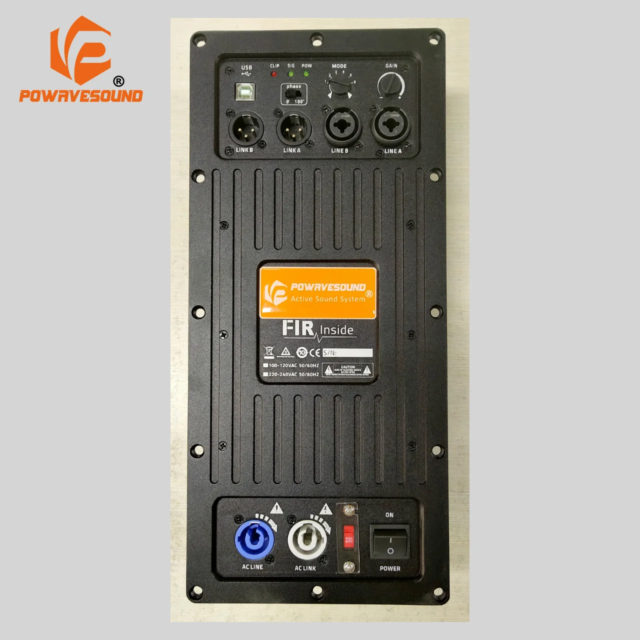 Whole Set Sale Professional Audio Line Array Speaker Subwoofer Power Amplifier Module 2400W DSP Board Amplifier FIR Inside