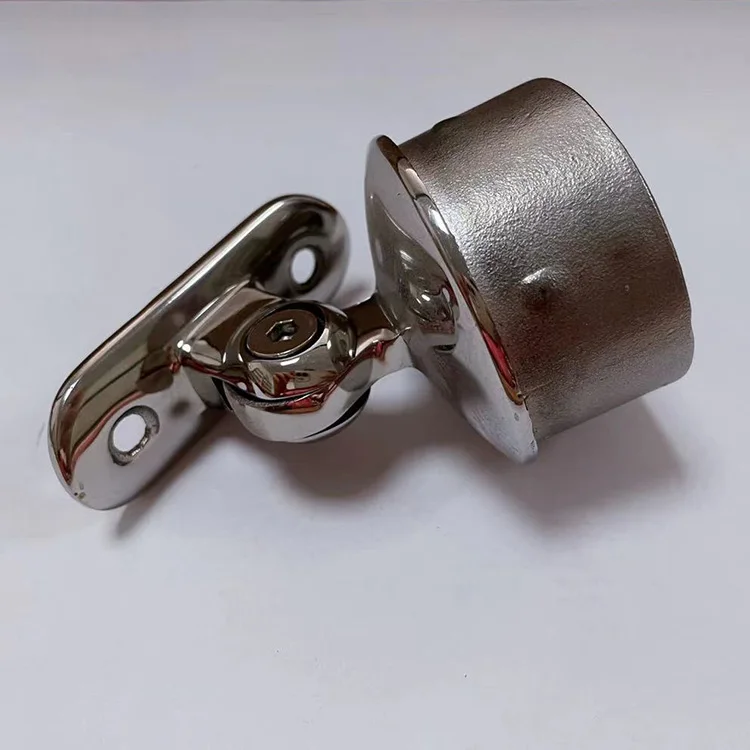 Hot selling China Rail Post Bracket Mirror Polish 304 316 Ss Adjustable bracket For Railing Post