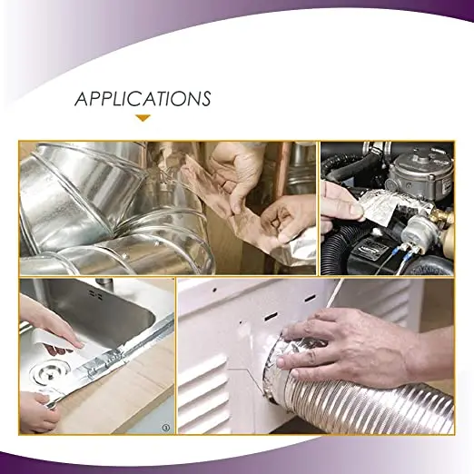 Aluminum Foil Foil-Scrim-Kraft Scrim Kraft Solvent 3 Way HVAC Reinforced Aluminium FSK Tape