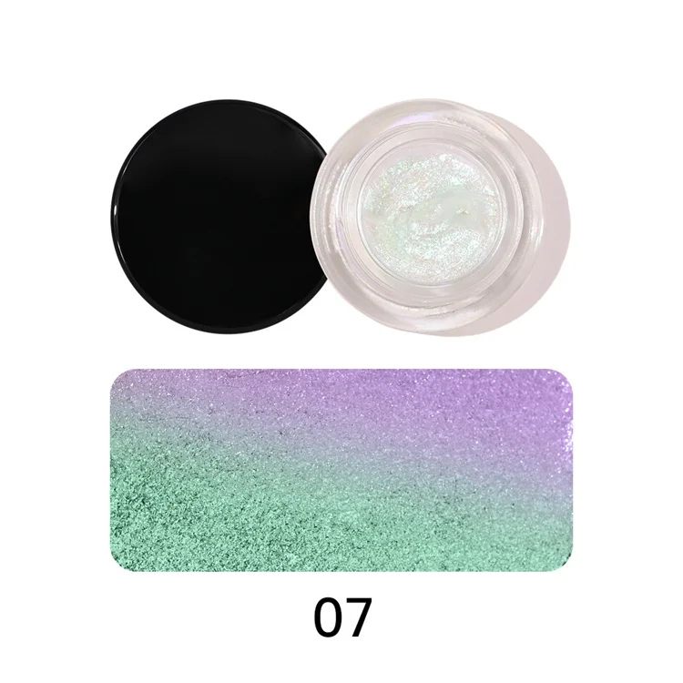 Custom Logo Single Performance Face Color Makeup Eyeliner Eye Shadow High Pigmentation Custom Multichrome Eye Shadow Chameleon