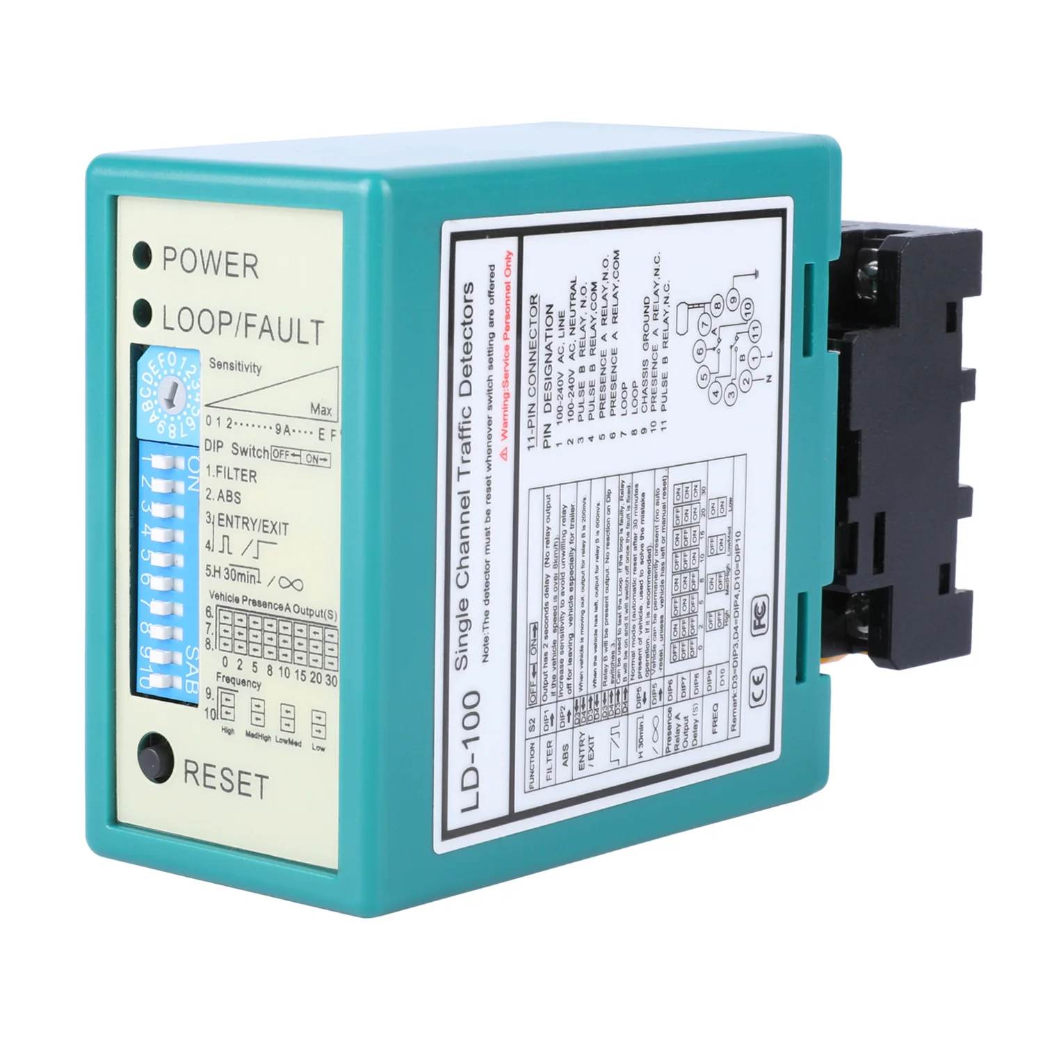 Single Channel Vehicle loop Detector For Inductive Trigger Function