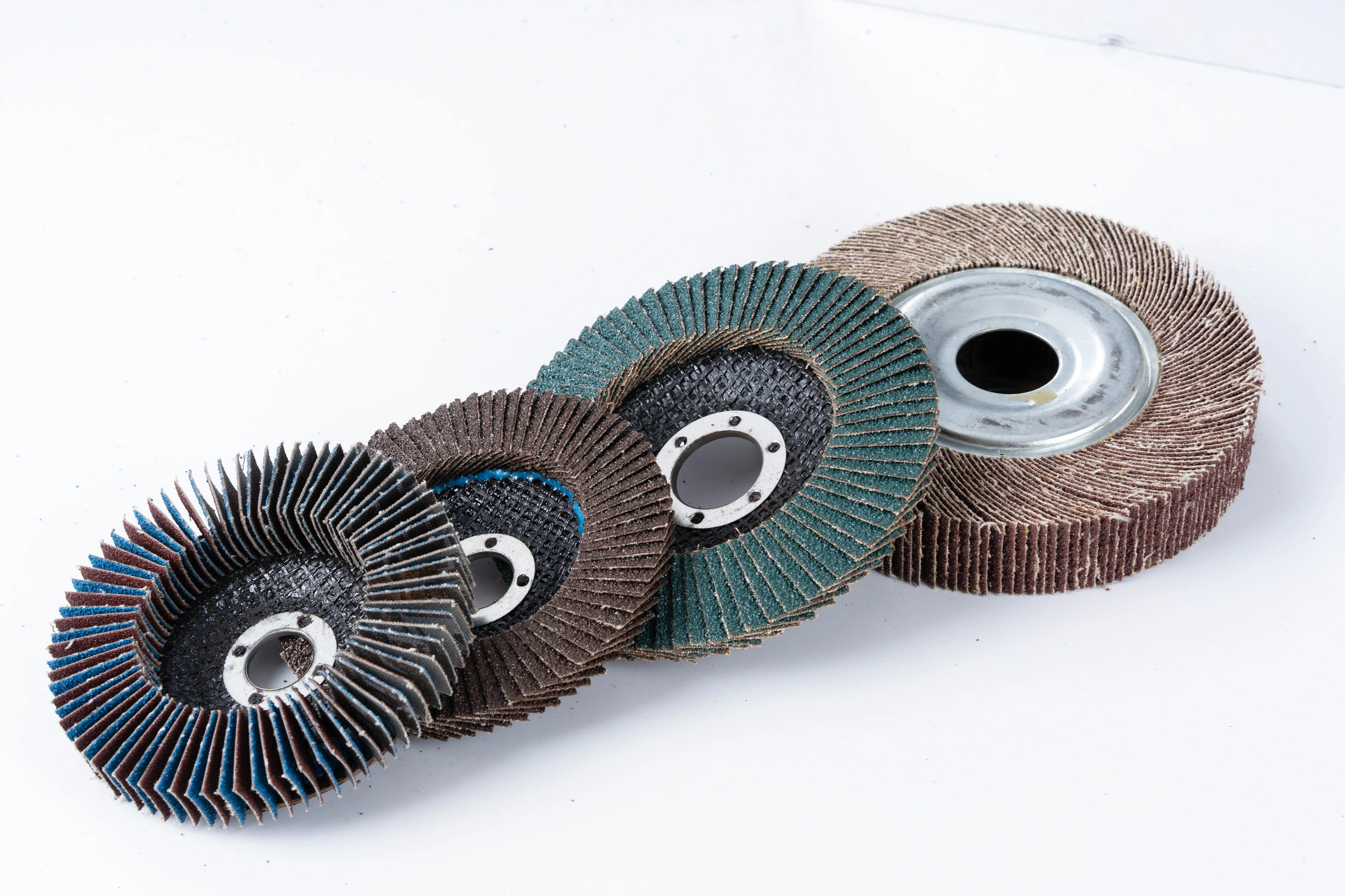 4.5 Inch Zirconia Aluminum Oxide abrasive tools mesh cover flexible flap disc grinding wheel