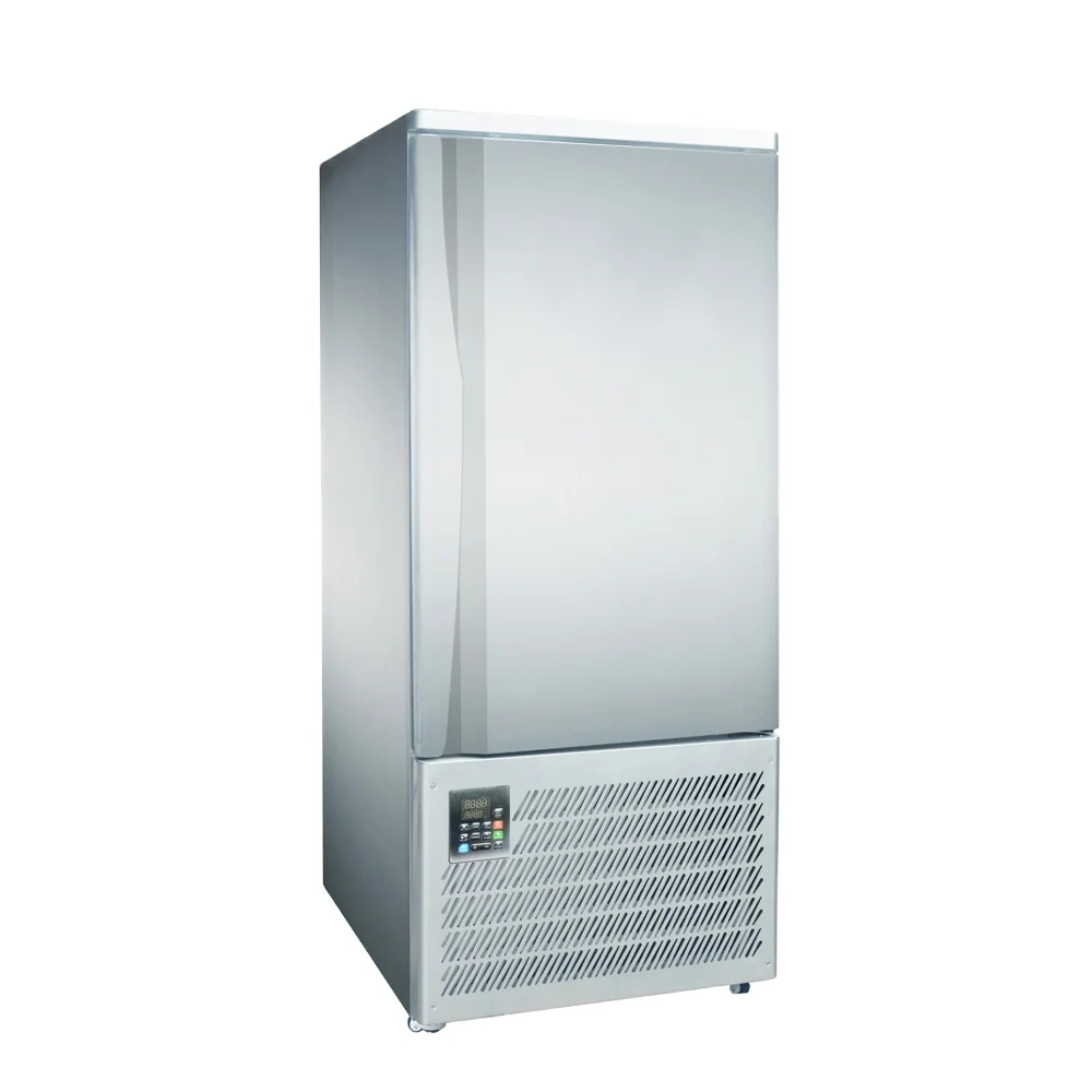 Commercial Single-Temperature Stainless Steel Blast Freezer LED Bar Industrial Kitchen Rapid Cooling Frozen Food Refrigerator