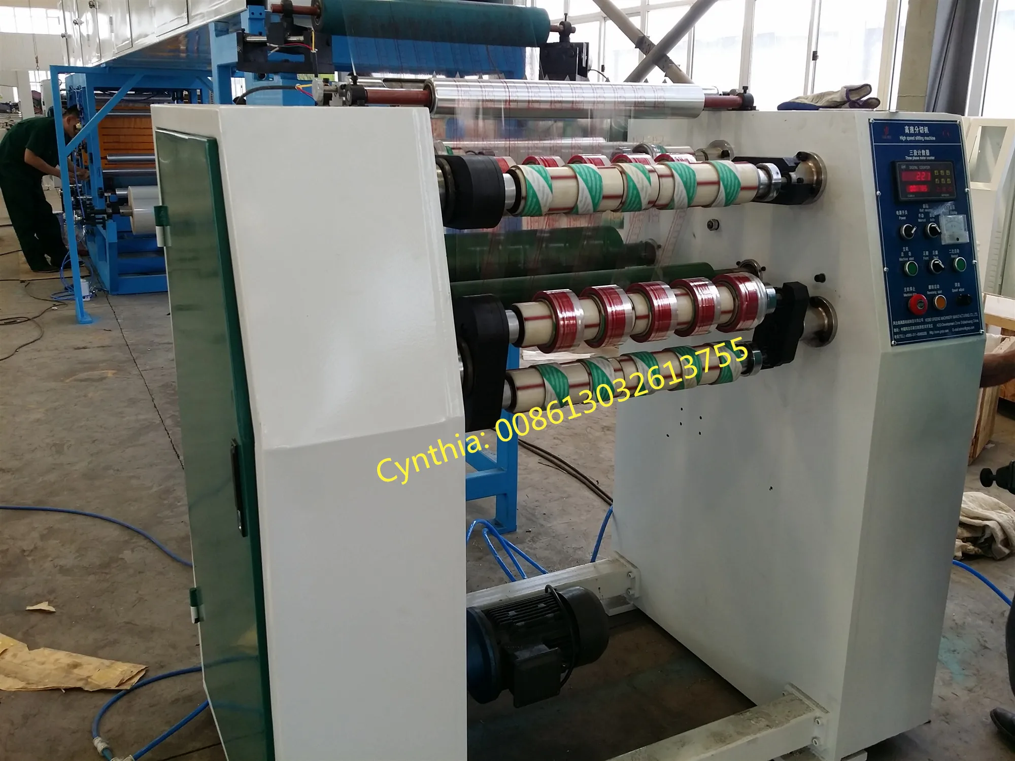 adhesive bopp cello tape coating making machine with low price and high efficiency