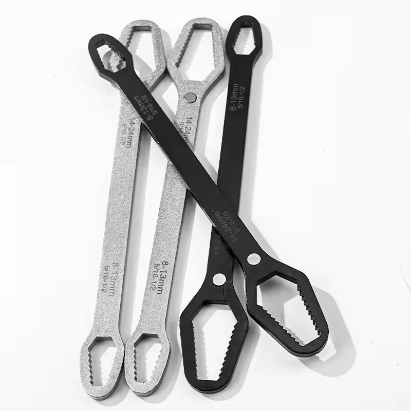 Wholesale adjustable eyewear wrench, bicycle, motorcycle, car repair tools ratchet wrench both ends double wrench