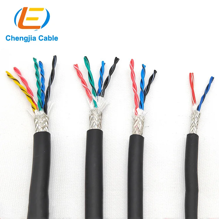 Sensor System Flexible Pvc Ferrule Marking Data Cable Chain Drag Cable