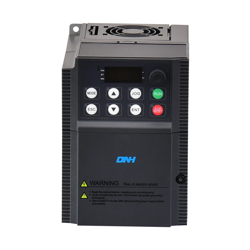 DNH 1PH 220v input 3PH 380v output 2.2KW power inverter 60hz 50hz variable frequency converter