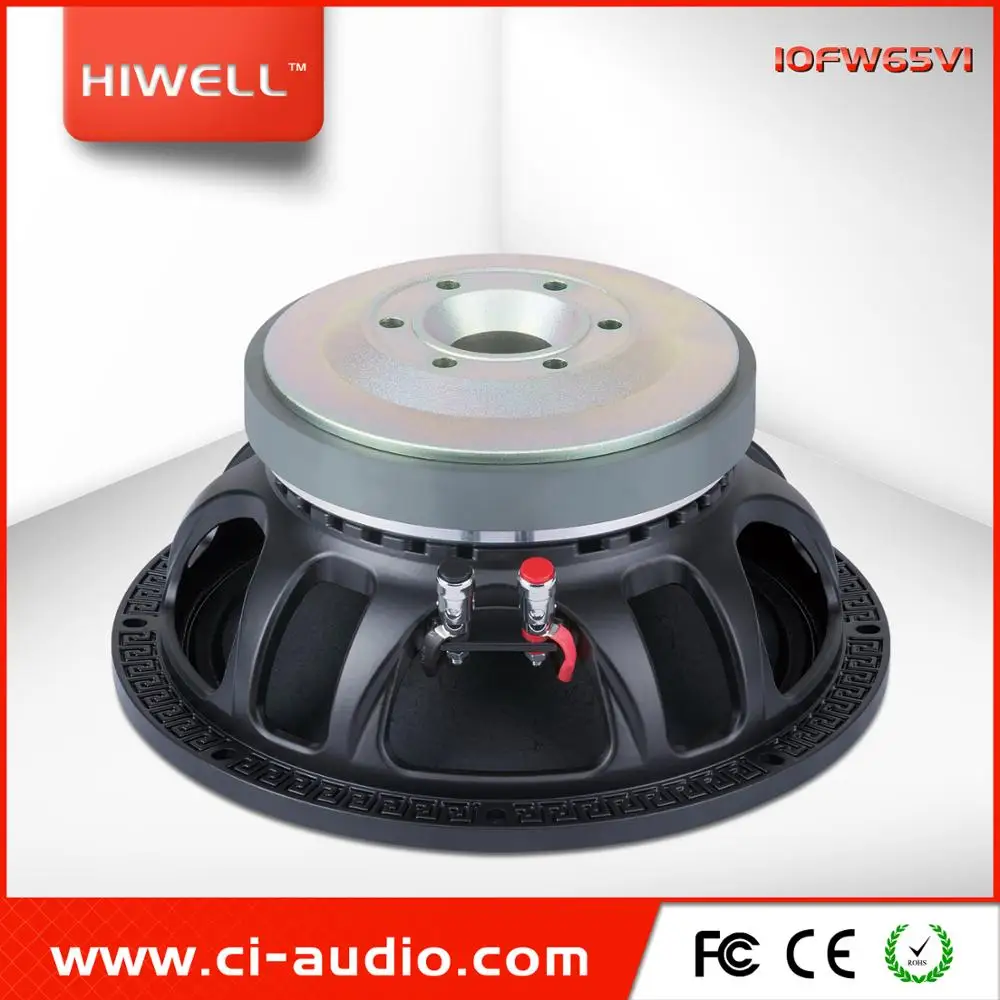 180W RMS 10inch,8ohm pro audio real sound raw speaker drivers