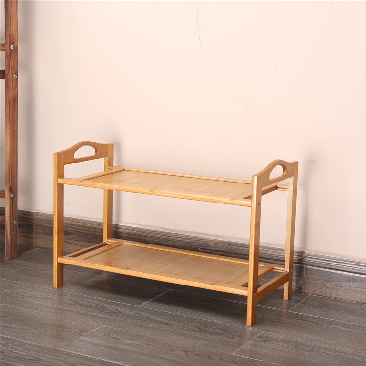Modern High-capacity 3 4 5 Tier Wooden Bamboo Shoe Rack Storage Organizer Shoe Cabinet Shoe Shelf