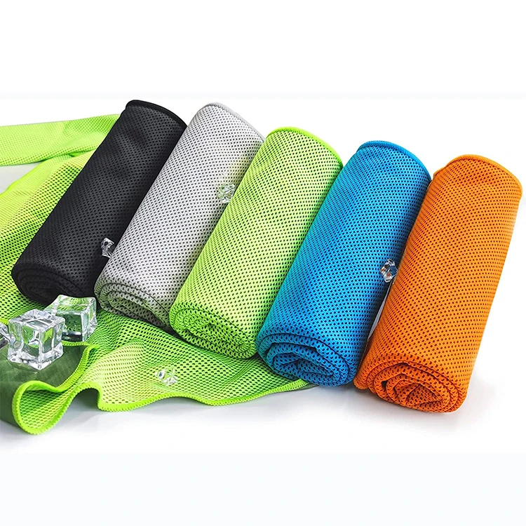 
 Hot Quick Dry Fitness Yoga Towels Ice Cooling Microfiber Sports Gym Towel With Custom Logo  