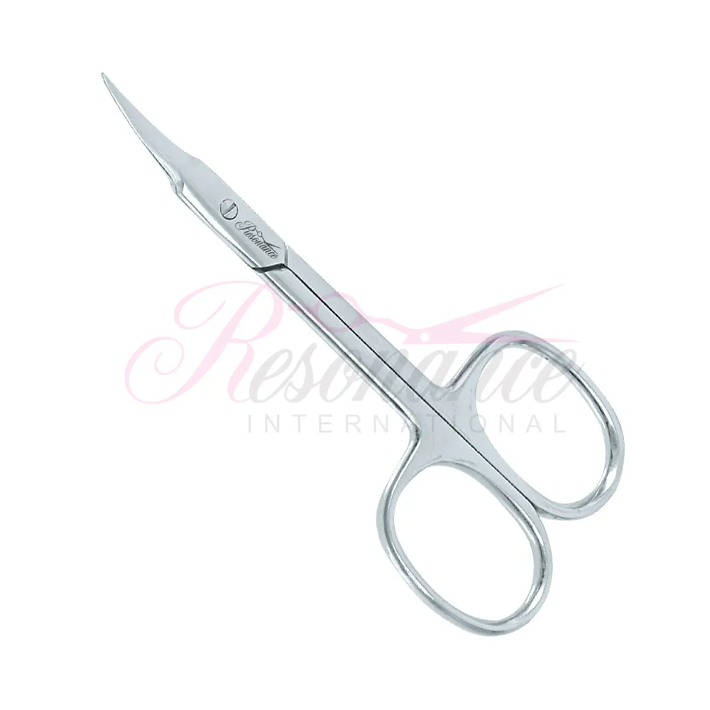 Профессиональные ножницы для маникюра с кутикулой, изогнутые ногти