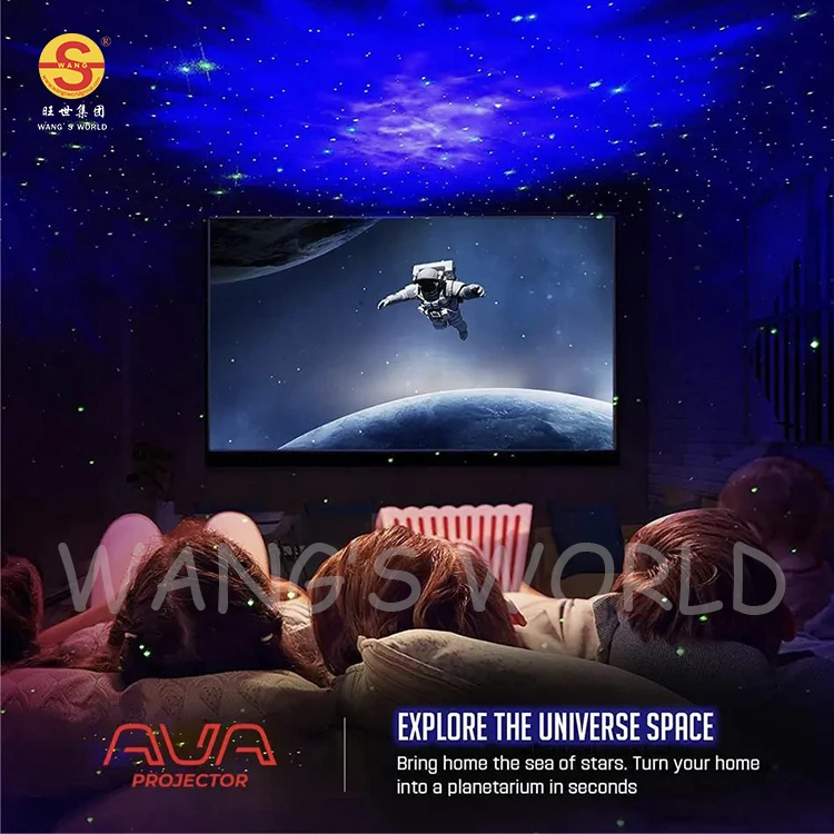 Mini Multi-Color Starry  Night Light Led Nebula Star  Lamp Sterren  Astronaut Projector For Kids Bedroom