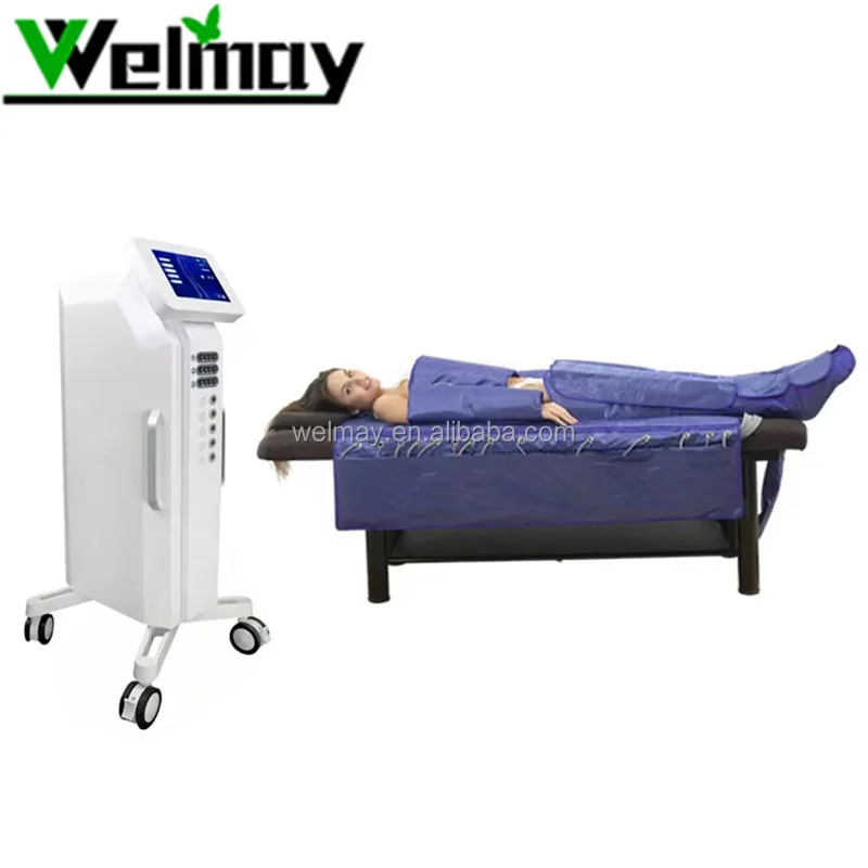 Top Sales Factory Ce 3 In 1 Far Infrared Cavitation Vacuum Lymph Drainage Infrared Massage Therapy Pressotherapy Equipment